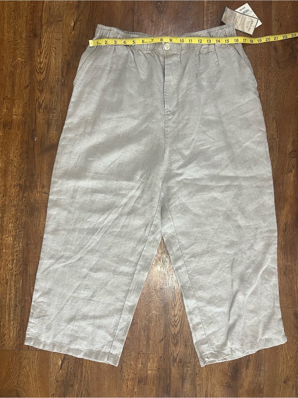 NWT St. John's Bay women's wide-leg cropped pants